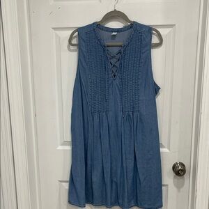 Old Navy Blue Sleeveless Dress